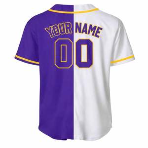 ชุดยูนิฟอร์มเบสบอลสั่งทำพิเศษ |   เสื้อทีมเบสบอลอเมริกัน |   ผ้าที่ระบายอากาศได้ดีพร้อมพิมพ์ชื่อและหมายเลข - Product Image 2