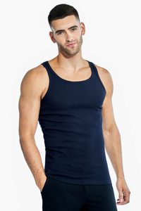เสื้อกล้ามผู้ชายแขนกุดผ้าฝ้ายระบายอากาศได้ดีมีสไตล์และทันสมัย - Product Image 5