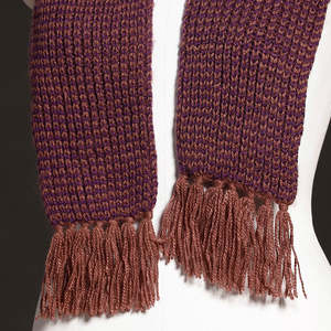 Thermal Knit Unisex <b>Scarf</b> - Cold Weather Neck Warmer - Custom Logo Soft Winter Crochet Muffler Wrap - Product Image 4