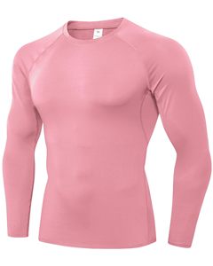 T-shirt de compression pour homme à manches longues, séchage rapide, pour entraînement, gym, sport, sous-vêtement technique, vente en gros OEM - Product Image 1