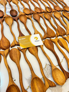 Cuchara de Madera con Forma de Cola de Pez de Vietnam, Hecha a Mano, Ecológica y Natural, Utensilio de Cocina, Proveedor de Exportación al por Mayor - Product Image 3
