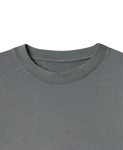 T-shirts en coton unisexes en gros, coupe oversize, style hip-hop, col rond, logo personnalisé, légers, 200 grammes, 100% coton, t-shirts pour hommes, OEM - Product Image 2
