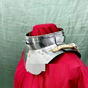 Armadura Histórica y de Fantasía – Gorgeta de Acero Hecha a Mano, Lista para la Batalla – Protección para el Cuello para Caballeros y Guerreros - Product Image 2