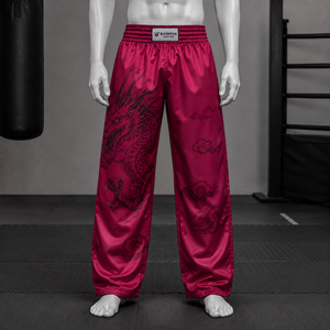Pantalon de kick-boxing unisexe pour adultes de haute qualité, matière polyester/nylon sur le devant, flexibilité maximale, confort, durabilité longue durée - Product Image 1