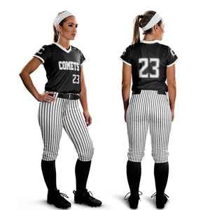 Meilleurs ensembles d'uniformes de baseball et de softball pour filles, conçus sur mesure, respirants, nouveau design, vêtements de sport - Product Image 6