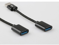 Câble de données blindé à double anneau magnétique en stock, connecteur Micro USB, 1 mètre de long, transfert de données haute vitesse, charge rapide PD pour