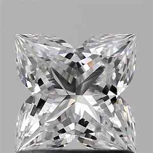 แหวนเพชรเม็ดเดี่ยวทรงดอกไม้เจียระไนแบบ CVD ที่เพาะเลี้ยงในห้องปฏิบัติการ ความใส VVS คุณภาพ EX-VG สี D  ได้รับการรับรองจาก IGI สำหรับทำเครื่องประดับ - Product Image 1