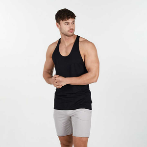 Solid Color Running <b>Singlet</b> Muscle Athletic Shirts Blank Sleeveless Fitness Wear Workout <b>Men</b> Gym Tank Top - Product Image 6