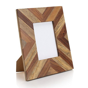 IMPERIAL BRASS STORE Cadre photo artisanal en bois de manguier écologique, design fractal Lichtenberg brûlé au bois, rustique et antique - Product Image 6