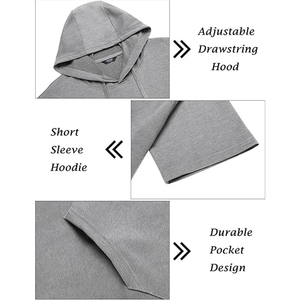 Custom Men 2 Piece <b>Set</b> Manufacturer Cotton T Shirt Shorts <b>Set</b> Casual Summer OEM ODM Private Label Bulk hood - Product Image 5