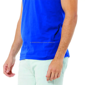 Camiseta de Punto Transpirable de Secado Rápido 100% Algodón de Alta Calidad para Hombre, Estilo Casual de Color Sólido para Adultos, Superventas - Product Image 5