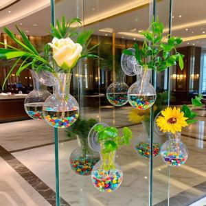 Jarrón Redondo Transparente para Colgar, Contenedor de Flores, Jarrón Hidropónico para el Hogar, Molde de Silicona - Product Image 1