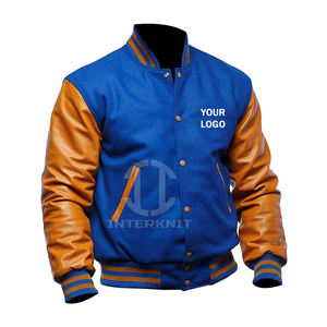 Veste universitaire personnalisée directement de l'usine pour hommes, vierge ou avec marque, veste Letterman de haute qualité pour marque de vêtements - Product Image 1
