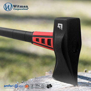 Hache à fendre de 8 lb, acier au carbone de qualité supérieure, tête affûtée et trempée, manche renforcé pour l'absorption des chocs, outil d'abattage - Product Image 4