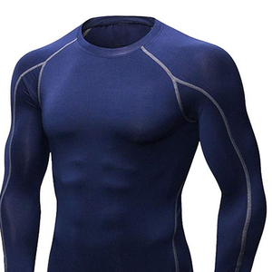 Conjuntos Deportivos de Compresión para Hombre con Logotipo Personalizado / Leggings Ajustados y Camisetas para Ejercicio, Venta al Por Mayor - Product Image 6