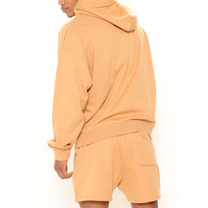 OEM Custom Hoodie And Short <b>Set</b> 2pcs Tracksuit Outerwear Men's <b>Twins</b> <b>Set</b> Terry Fleece Oversized Heavyweight Hoodie & Short <b>Sets</b> - Product Image 4