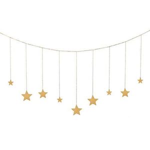 Latest Glitter Star Garland Hanging Ornament Luxury Holiday Wall Decor Christmas Party Accent Gift - Product Image 4