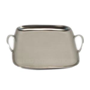Plateau de service pour collations en aluminium de grande qualité, fait à la main, ustensiles de cuisine, plateau créatif pour la table à manger, pour les aliments et les boissons, avec poignée - Product Image 1