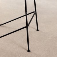 Tabouret haut en métal Vandana Amber Sense