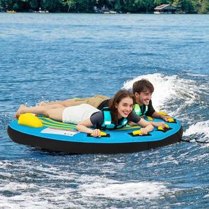 Plataforma Flotante Inflable de Doble Válvula para 3 Personas, para Deportes Acuáticos - Product Image 2