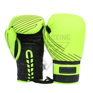 Guantes de Boxeo de Alta Resistencia, Color Verde y Negro, Nuevo Modelo, Ajustables, de Calidad, en Oferta, Personalizados para Entrenamiento de Combate - Product Image 1