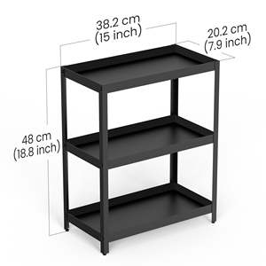 Support de rangement en métal Greta pour épices et masala, étagère de présentation pour bouteilles d'épices et support pour tasses, idéal pour la maison et la cuisine – Excellent rapport qualité-prix - Product Image 6