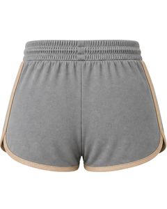 Shorts de sport gris et beige pour femme, séchage rapide, respirants, pour la gym, le fitness, décontractés, été, taille élastique - Product Image 2