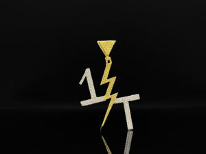 Cadena con Colgante Personalizado Iced CZ Street King - Product Image 2