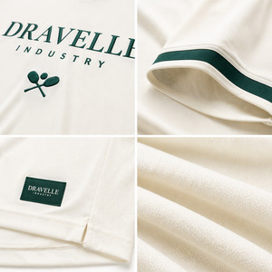 T-shirt de performance en polyélasthanne aéré pour pickleball |   T-shirt d'entraînement en tissu extensible respirant Dravelle Industry Private Label - Product Image 5