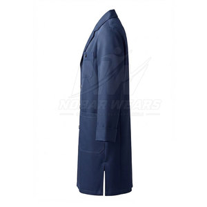 High Quality Lab Coat With Secure <b>Snap</b> Button <b>Fastening</b> Practical Storage Pockets Long Sleeve Design And Durable Workplace - Product Image 4