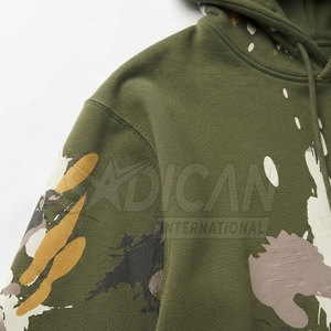 เสื้อฮู้ดดี้โอเวอร์ไซส์สำหรับผู้ชายจากซัพพลายเออร์ยอดนิยม พิมพ์ลายทั่วตัว ทรงหลวม ผ้าฝ้าย เหมาะสำหรับสตรีทแวร์ลำลอง - Product Image 5