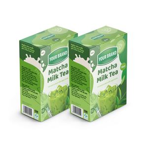 Boisson gazeuse de bon goût instantanée de qualité supérieure Matcha en poudre 3in1 saveur thé 15g par sachet fournisseur de thé thé au lait Matcha - Product Image 2