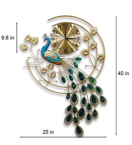 Reloj de Pared de Cuarzo Art Deco de la Mejor Calidad 100% con Pantalla de Agujas, Diseño Moderno para Regalos de Boda, Proveedor Indio - Product Image 2