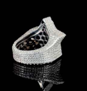 Star Shapes Fancy <b>Mens</b> Fully Iced Out Moissanite <b>Ring</b> 925 Sterling <b>Silver</b> Fine Hip Hop Jewelry Party Gift For Friends - Product Image 4