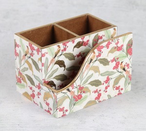 Organisateur de rangement en bois personnalisé avec impression pour hôtel, boîte à couverts de qualité supérieure pour la maison et le bureau - Product Image 5