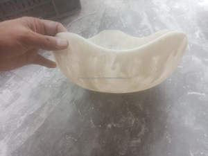 Tazón de alta demanda de resina epoxi de la mejor calidad, Multi remolino marrón y beige PARA CENA y almuerzo - Product Image 4