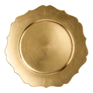 Plato de Presentación de Aluminio Pulido Hecho a Mano con Borde de Cuentas Plateadas, Diseño Moderno para Bodas, Colección Royal Home - Product Image 3