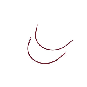 Aiguilles à coudre courbées en cuir, type C, pour la confection de perruques et d'extensions capillaires - Product Image 1