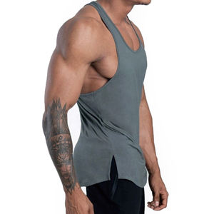 Débardeur pour homme, livraison directe d'usine, nouvelle arrivée, coton/polyester de haute qualité, logo personnalisable, couleur personnalisable, séchage rapide - Product Image 4