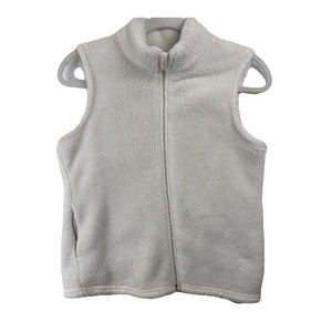 Gilet d'hiver respirant en polaire sherpa pour homme, service OEM, couleur gris, col montant, sans manches, fermeture éclair intégrale, veste sherpa légère - Product Image 1