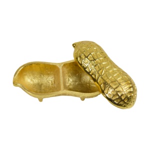 Cuencos metálicos más vendidos con acabado chapado en oro, diseño de cuenco para cacahuetes, para fiestas festivas, regalos de boda, cuencos decorativos de metal. - Product Image 1