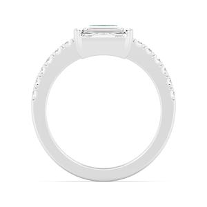 Engagement <b>Ring</b> 3.35 ctw Round Cut Lab Grown Diamond 10K White Gold <b>Women</b> Sparkle Fine Jewelry Luxury Statement - Product Image 4