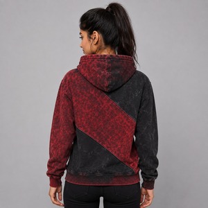 Sweat-shirts doux pour femmes en coton 100% avec effet délavé, personnalisables sur le devant, confortables, durables, écologiques, respirants et à séchage rapide - Product Image 6