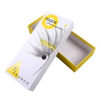 Boîtes cadeaux en papier rigide avec couvercle et base, impression personnalisée, emballage en papier, boîte de rangement en papier rigide avec insert en mousse