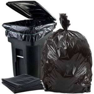 Industrial Heavy Duty Black Large Trash <b>Bags</b> for Commercial Waste Disposal LDPE Vietnam Made Tie Closure Factory Supplier - Product Image 3