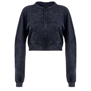 Conjunto deportivo de dos piezas de terciopelo para mujer, chaqueta corta y pantalones, ropa informal para estar en casa, conjunto a juego suave y cómodo - Product Image 4