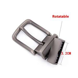 เข็มขัดหนังวัวแท้แบบวินเทจสองด้าน หัวเข็มขัดทองแดง  แบบกลับด้านได้ เป็นมิตรกับสิ่งแวดล้อม สำหรับผู้ชาย ขายส่ง - Product Image 5