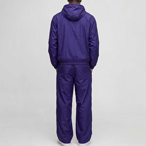 Conjunto Deportivo de Chaqueta y Pantalones Jogger de Color Sólido, Corte Holgado, Estilo Hip Hop, Ropa Casual Ligera de Nailon, Novedad 2026 - Product Image 2