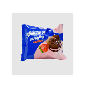 Auténtico Pastel de Nubes Oreoo con Crema de Fresa, Paquete de 132g, Esponja Suave y Esponjosa con Relleno de Fresa, Suministro al por Mayor a Nivel Global - Product Image 4