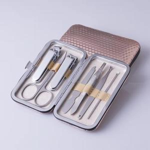 Luxurious Stainless Steel 7 in 1 <b>Nail</b> Kit Portable Manicure <b>Set</b> with Case for Adults - Product Image 3